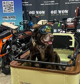 One of our most appreciative customers visiting us , he told us it’s not a “ ruff “ ride