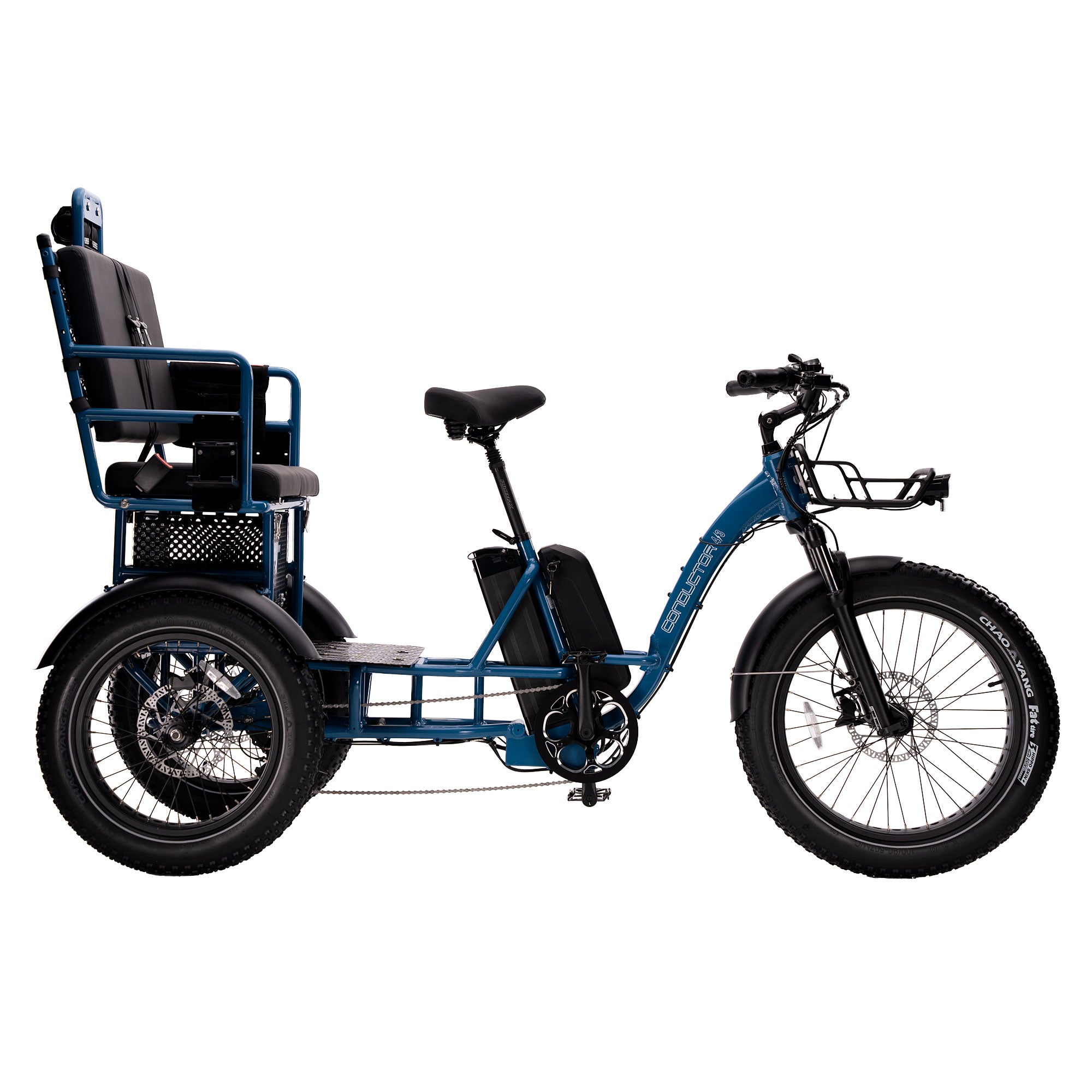 Conductor 4/3 Rear Drive Motor Rickshaw – Oh Wow Bikes