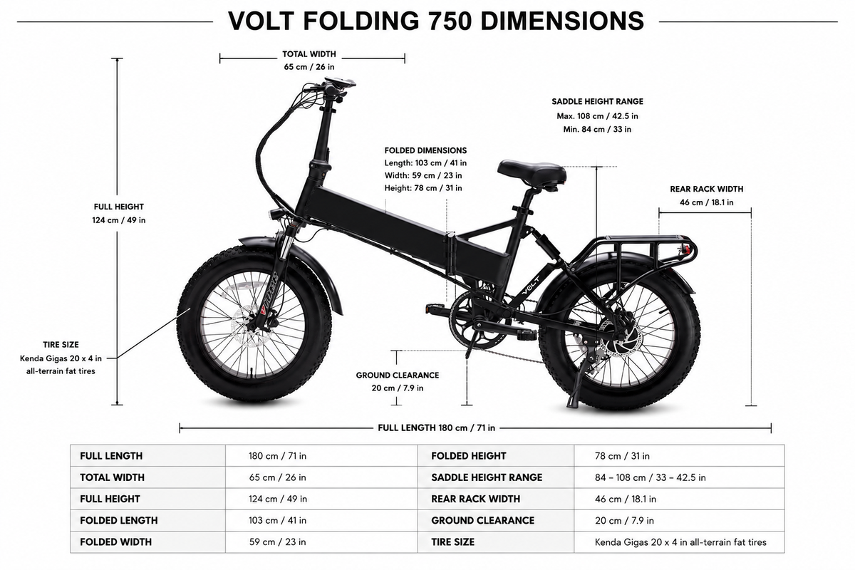 Volt Folding Ebike – Oh Wow Bikes